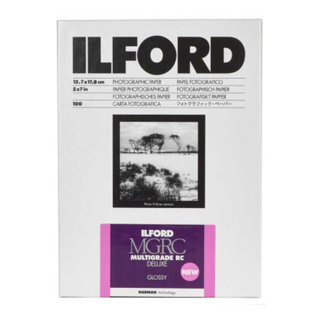イルフォード　MULTIGRADE RC DELUXE GLOSSY(光沢) 5x7インチ 100枚入　MGRCDL1MG5x7100