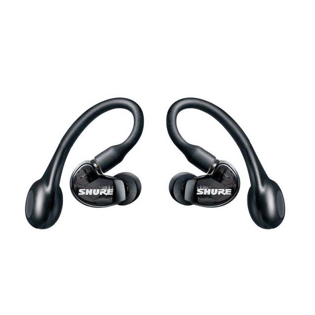 SHURE　イヤホン フルワイヤレスイヤホン リモコン・マイク対応 トランスルーセントブラック AONIC 215 第2世代　SE21DYBK+TW2-A