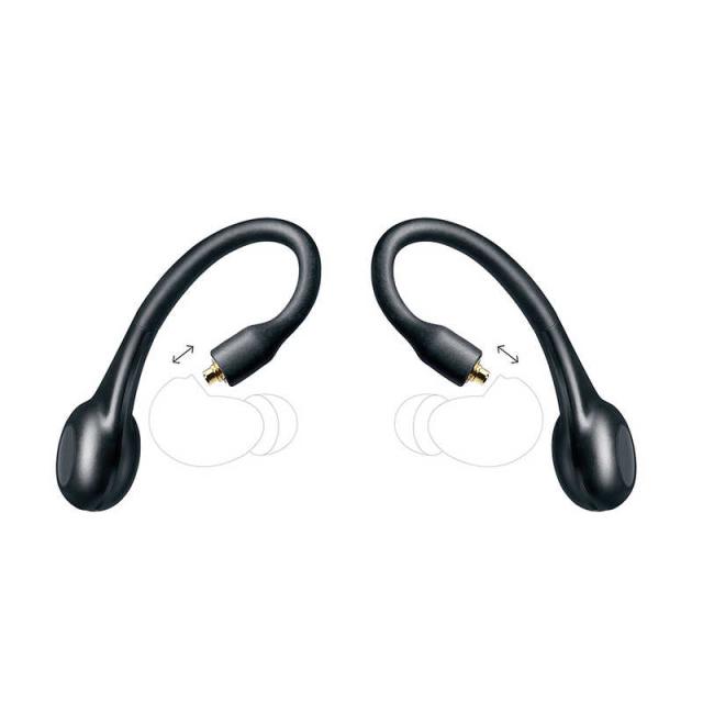SHURE　イヤホン フルワイヤレスイヤホン リモコン・マイク対応 トランスルーセントブラック AONIC 215 第2世代　SE21DYBK+TW2-A_1