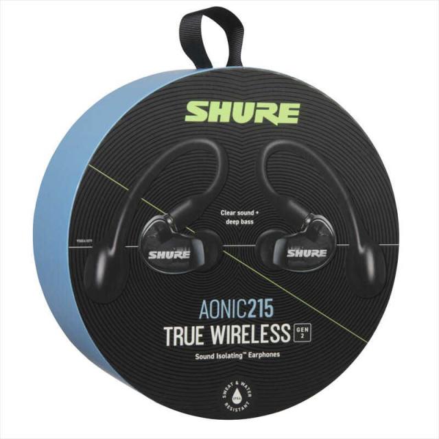 SHURE　イヤホン フルワイヤレスイヤホン リモコン・マイク対応 トランスルーセントブラック AONIC 215 第2世代　SE21DYBK+TW2-A_4