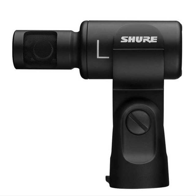 SHURE MV88 ライトニング ステレオ コンデンサー マイクロフォン SHURE MV88：iPhoneで高音質録音するステレオマイク