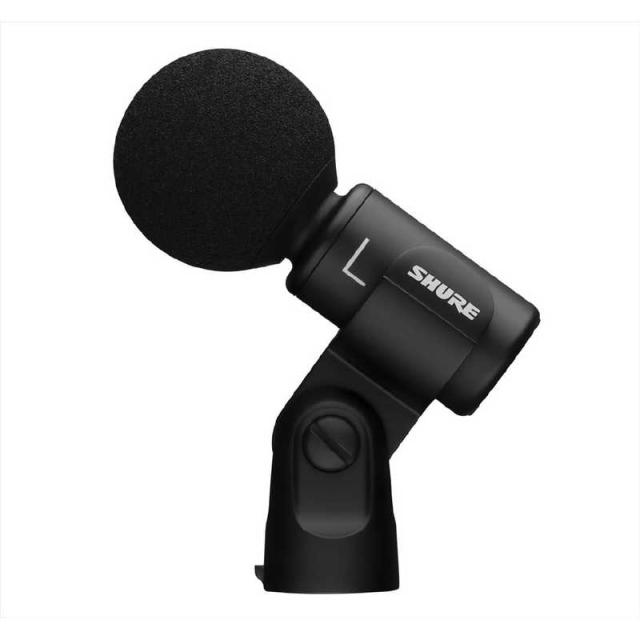 SHURE MV88 ライトニング コンデンサー マイクロフォン SHURE MV88：iPhoneで高音質録音するステレオマイク