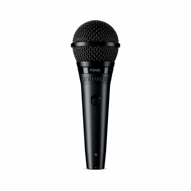 SHURE　ボーカル用カーディオイド・ダイナミックマイクロホン(XLRケーブル付き)　PGA58XLRJ