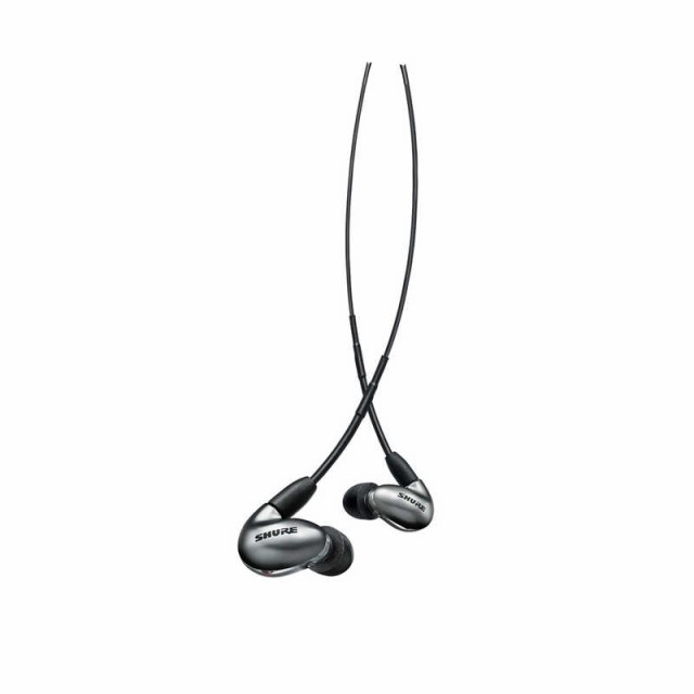 SHURE　イヤホン カナル型 グラファイトシルバー [φ3.5mm ミニプラグ]　SE846G2GT