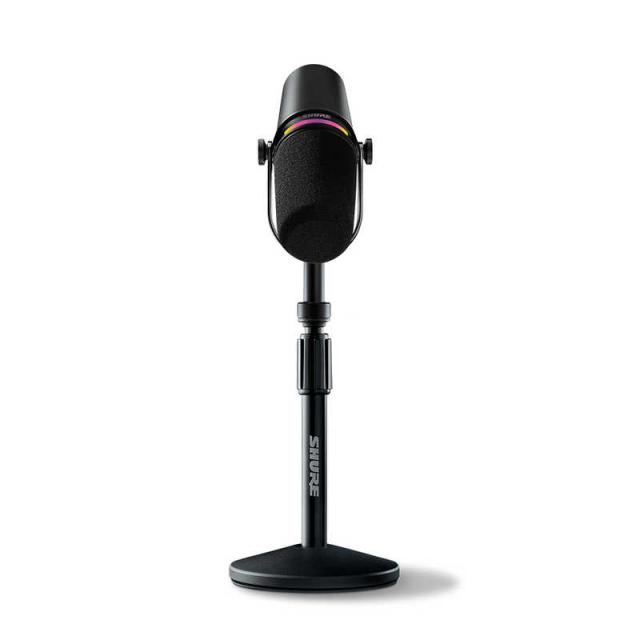 SHURE ポッドキャストマイクロホン デスクトップマイクスタンド付き