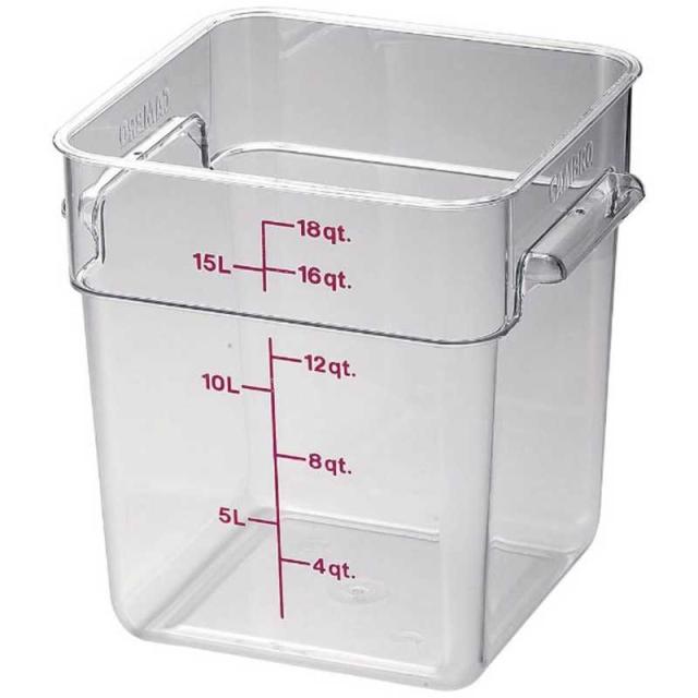 キャンブロ社　キャンブロ 角型フードコンテナークリアー　18SFSCW AHC03018の通販は 9,196円