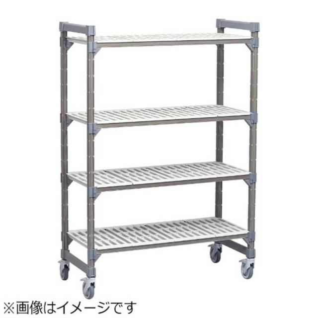 キャンブロ社　540ベンチ型移動用カムシェルビング4段セット(エレメンツシリーズ) 1530×H1980 　DKY8810の通販は