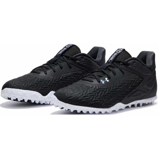 アンダーアーマー　ベースボールシューズ UAヤード ターフ3.0 ［メンズ / 26.0cm / 幅：D］ Black×Black×White　3027448