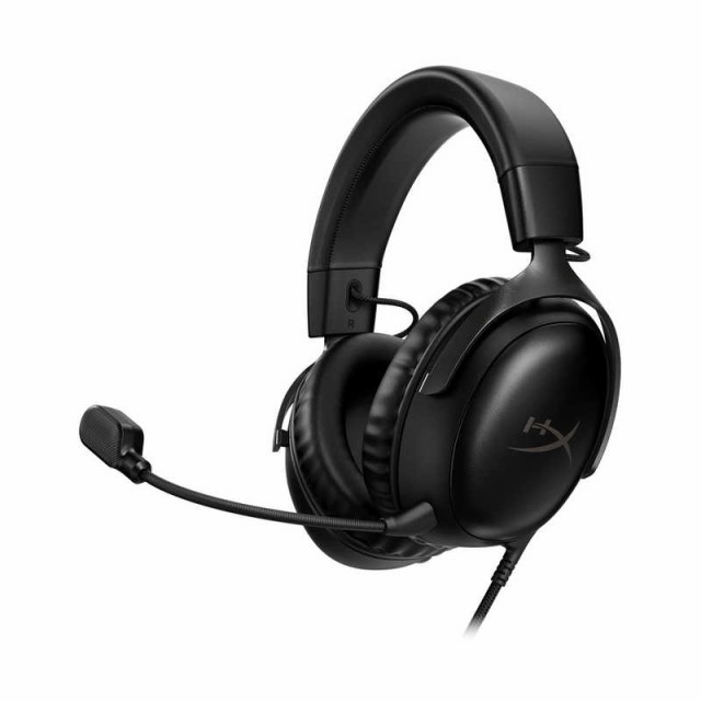 HYPERX　ゲーミングヘッドセット Cloud III ブラック ［φ3.5mmミニプラグ＋USB-C＋USB-A /両耳 /ヘッドバンドタイプ］　727A8AA