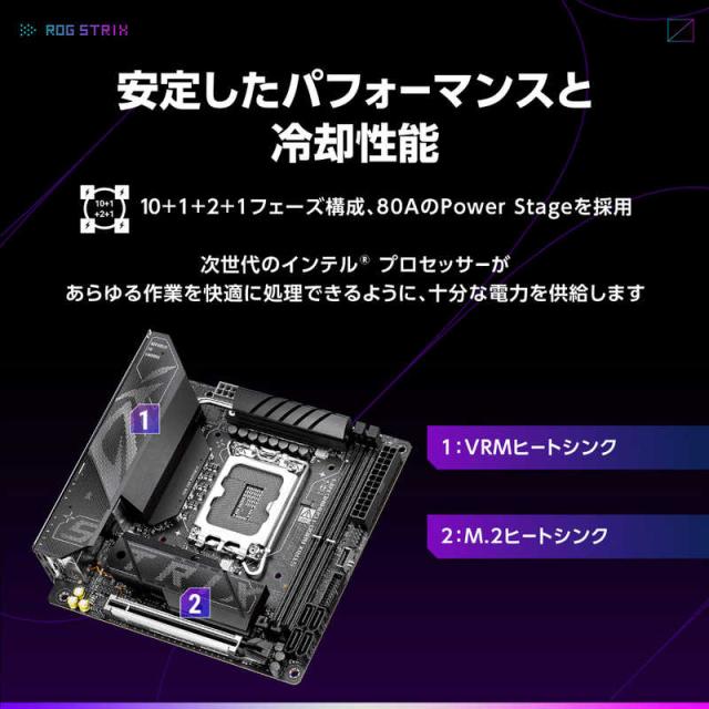 ASUS エイスース　マザーボード　ROG/STRIX/B860-I/GAMING/WIFI_2