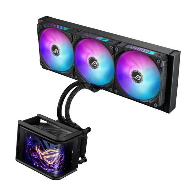 ASUS エイスース　水冷クーラー (360 / 黒 / AMD：AM5AM4 / Intel：LGA18511700)　ROG/RYUO/4/SLC/360/ARGB