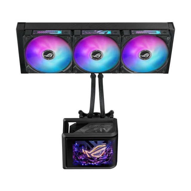 ASUS エイスース　水冷クーラー (360 / 黒 / AMD：AM5AM4 / Intel：LGA18511700)　ROG/RYUO/4/SLC/360/ARGB_4