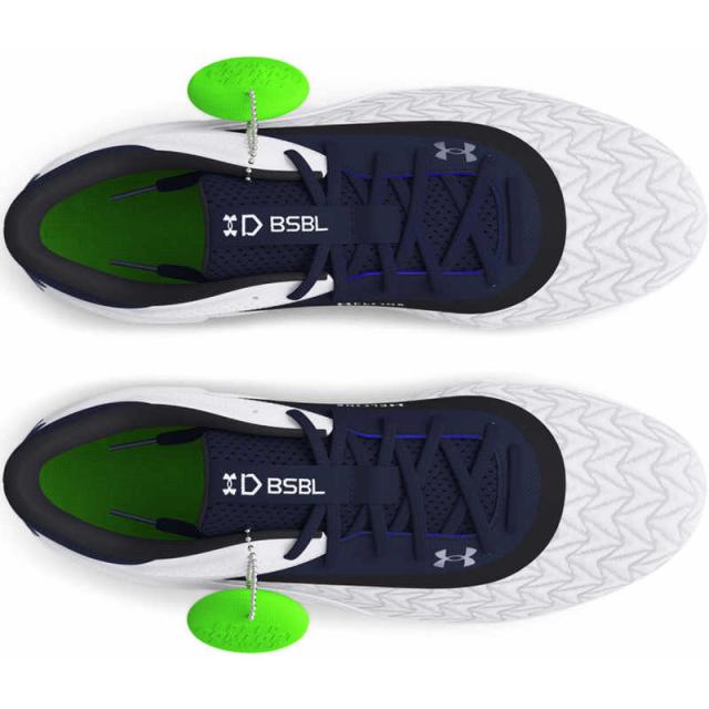 アンダーアーマー　ベースボールシューズ UAヤード マイクロティップス TPU 3.0 ［メンズ / 27.0cm / 幅：D］ White×Midnight Navy×Midnight Navy　3027449