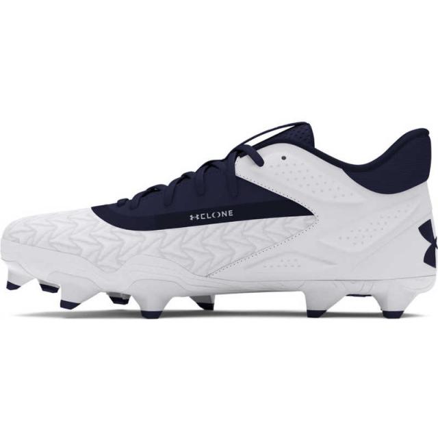 アンダーアーマー　ベースボールシューズ UAヤード マイクロティップス TPU 3.0 ［メンズ / 26.0cm / 幅：D］ White×Midnight Navy×Midnight Navy　3027449