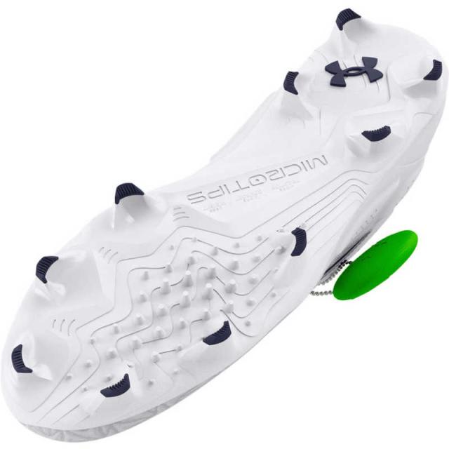 アンダーアーマー　ベースボールシューズ UAヤード マイクロティップス TPU 3.0 ［メンズ / 28.0cm / 幅：D］ White×Midnight Navy×Midnight Navy　3027449