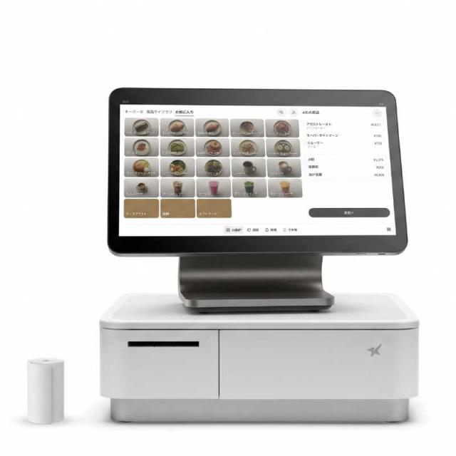 SQUARE　レジスター スターターパック(Square Register ＋ mPop＋レシートロール紙6巻)　A-SKU-0913-MPOP