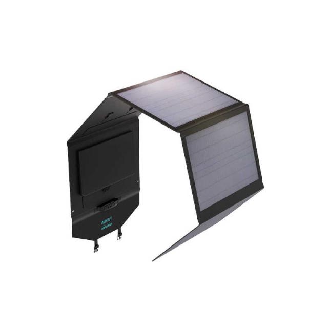 AUKEY　折りたたみ式ソーラーパネル Power Helio Y120 Black　SP-GP12-BK
