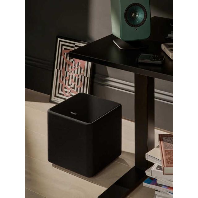 KEF 8インチフロントファイアリング型アクティブサブウーファー［1本