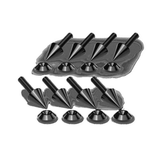 KEF スパイク一揃いの道具 黒いこと PQ1 PLINTH SPIKE KIT