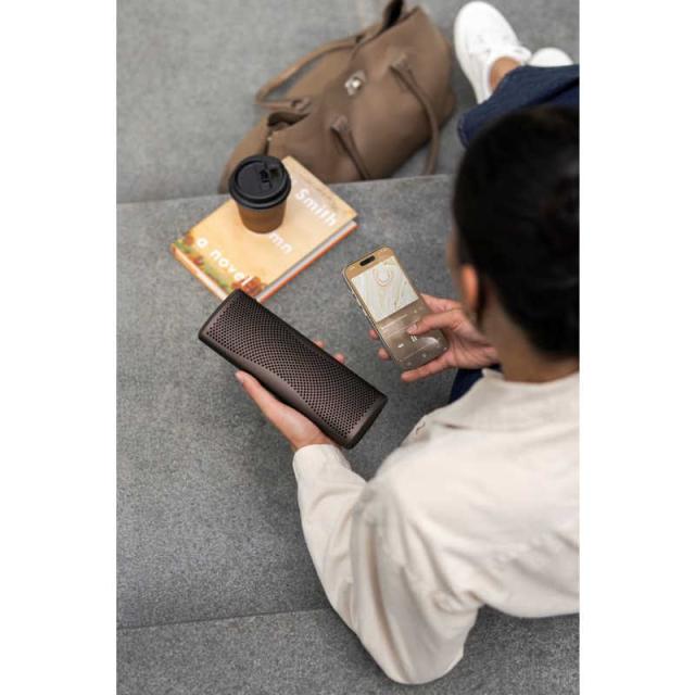 KEF　Bluetoothスピーカー ［防水 / Bluetooth対応］ COCOA BROWN　Muo COCOA BROWN_5