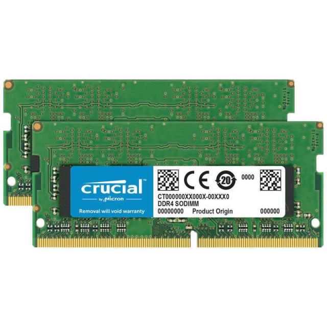 CRUCIAL　増設用メモリ [SO-DIMM DDR4 /8GB /2枚]　CT2K8G4SFRA32Aの通販は 5,262円