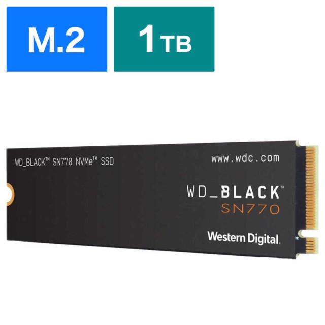 WESTERN DIGITAL　WD Black SN770 シリーズ SSD ［M.2］　WDS100T3X0Eの通販は