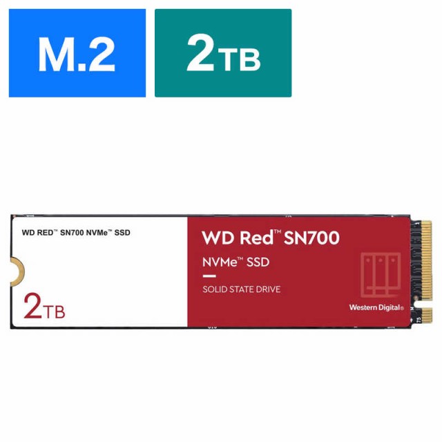 WESTERN DIGITAL　WD Red SN700 NVMe SSD ［M.2］｢バルク品｣　WDS200T1R0C