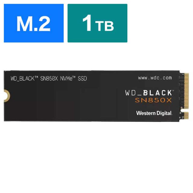 WESTERN DIGITAL WDS100T2X0E WD BLACK SN850X NVMe SSD バルク品 WDS100T2X0Eの ...