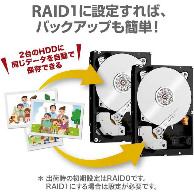 WESTERN DIGITAL　大容量RAID 外付け HDD My Book Duo 2021EX ブラック　WDBFBE0160JBK-JEEX_5