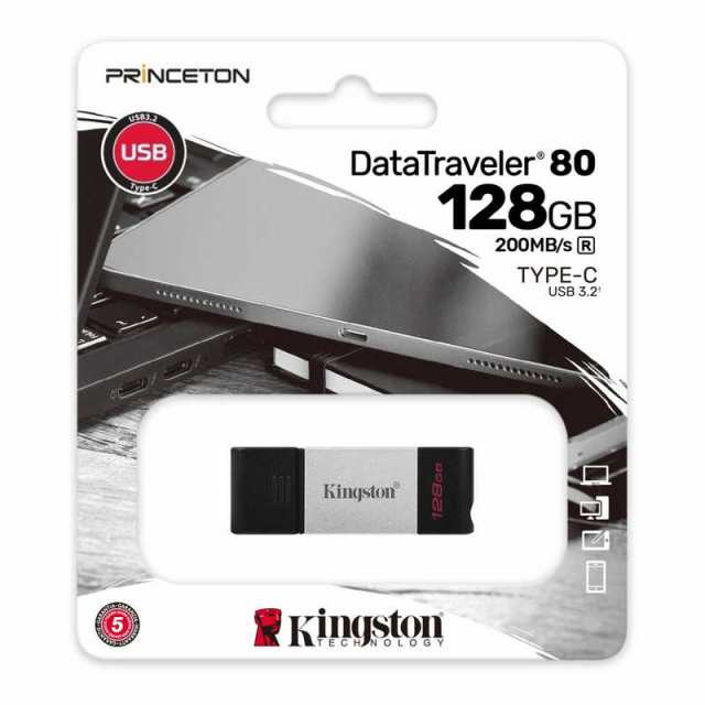 キングストン　DataTraveler 80 USB メモリ 128GB [128GB /USB TypeC]　KF-U2M128-7I