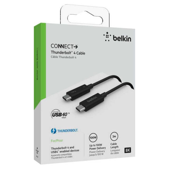 BELKIN　ケーブル 2M ACTIVE ブラック ブラック [Type-Cオス /USB Power Delivery対応]　INZ002BT2MBK_4