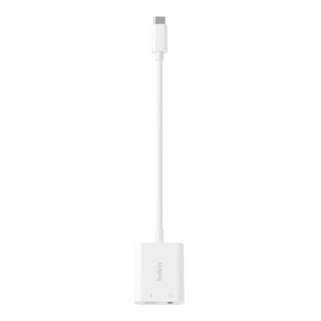 Belkin 変換ケーブル USB-C to 3.5mm RockStar ブラック F7U079BT03-BLK-A 中古 Belkin ベルキン 変換ケーブル USB-C to 3.5mm RockStar