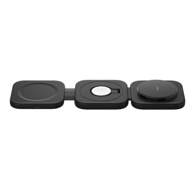 BELKIN　BoostCharge Pro Qi2 3-in-1 折りたたみ式トラベルパッド　WIZ024DQBK_1