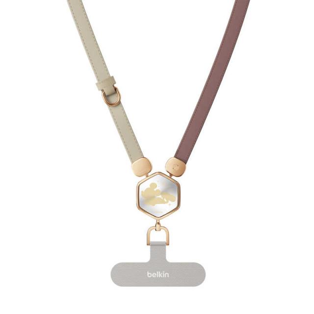 BELKIN　スマートフォン用レザーストラップ スターミッキー　MSZ004QCLDDY