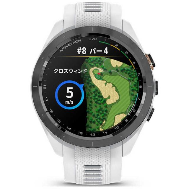 GARMIN GPS ゴルフナビ Approach S70 42mm ホワイト 010-02746-20 