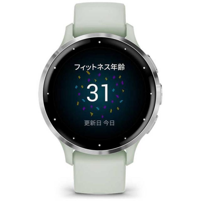 GARMIN　GPSスマートウォッチ Venu 3S Suica対応 Sagegray / Silver　010-02785-41の通販は