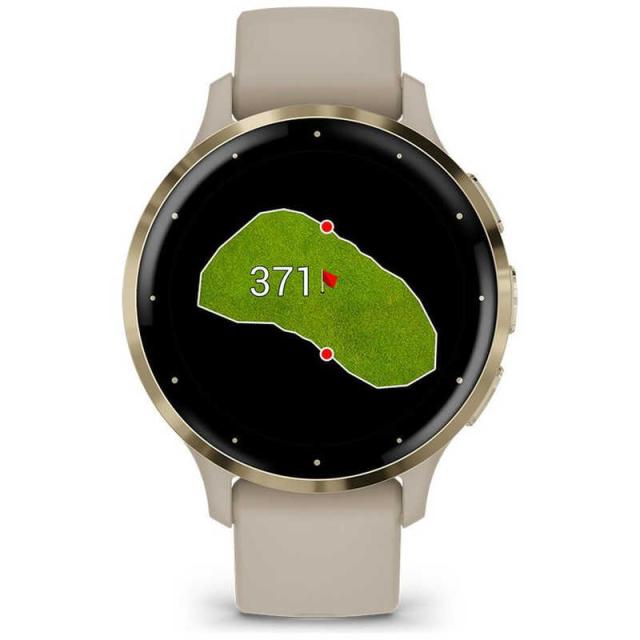 GARMIN GPSスマートウォッチ Venu 3S Suica対応 French Gray / Cream 