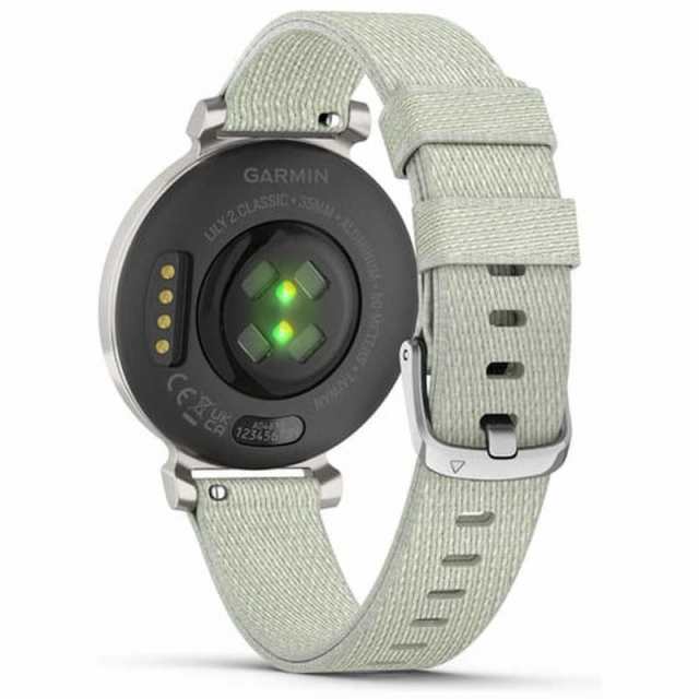 ガーミン(GARMIN)  Lily 2 Classic Sage Gray Nylon   Silver  [Suica対応モデル] 