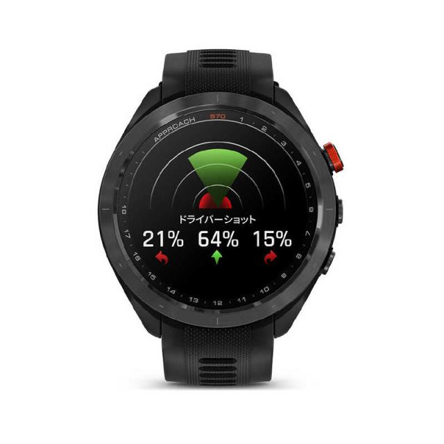 GARMIN　Approach S70 アプローチ エス70 47mm CT10バンドル ブラック　010-02746-23_10