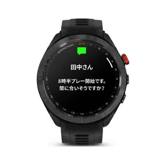 GARMIN　Approach S70 アプローチ エス70 47mm CT10バンドル ブラック　010-02746-23_12