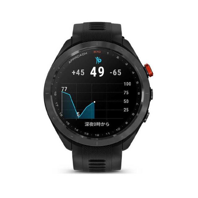 GARMIN　Approach S70 アプローチ エス70 47mm CT10バンドル ブラック　010-02746-23_16