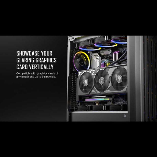 ANTEC SHIFT PCIE 5.0 ARGB グラフィックカードの可動式縦置き