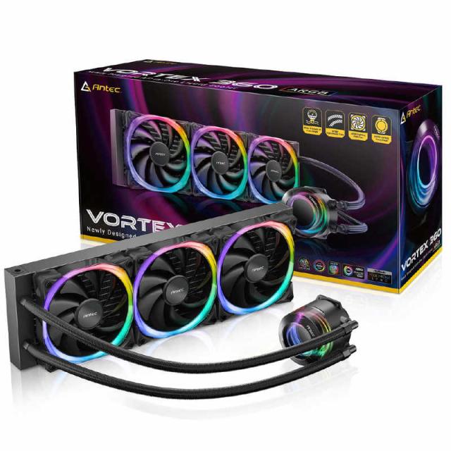 ANTEC　360mm 水冷CPUクーラー　Vortex360ARGBの通販は