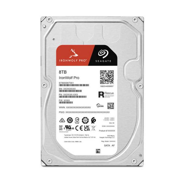 SEAGATE IronWolf Pro 3.5インチ ベイ無制限 8TB 内蔵 HDD CMR