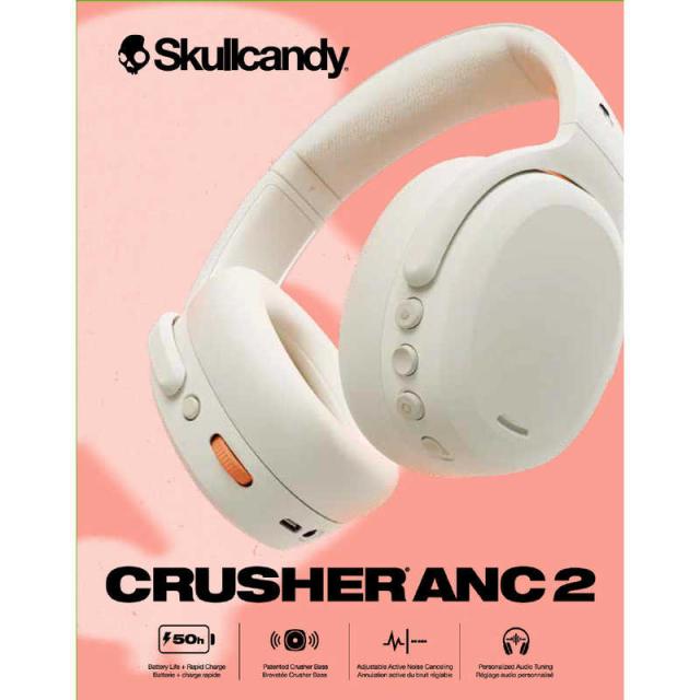 SKULLCANDY ブルートゥースヘッドホン CRUSHER ANC 2(クラッシャーエー