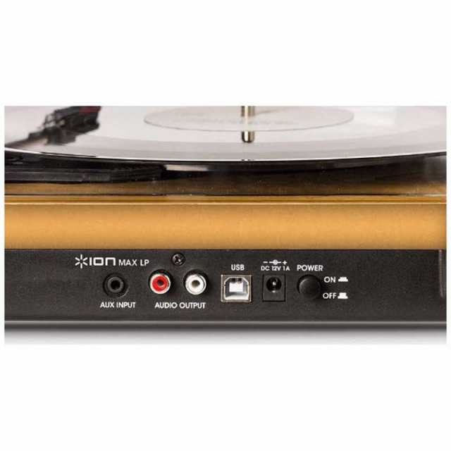 IONAUDIO PC接続・iOS直接録音対応レコードプレーヤー MAX LP