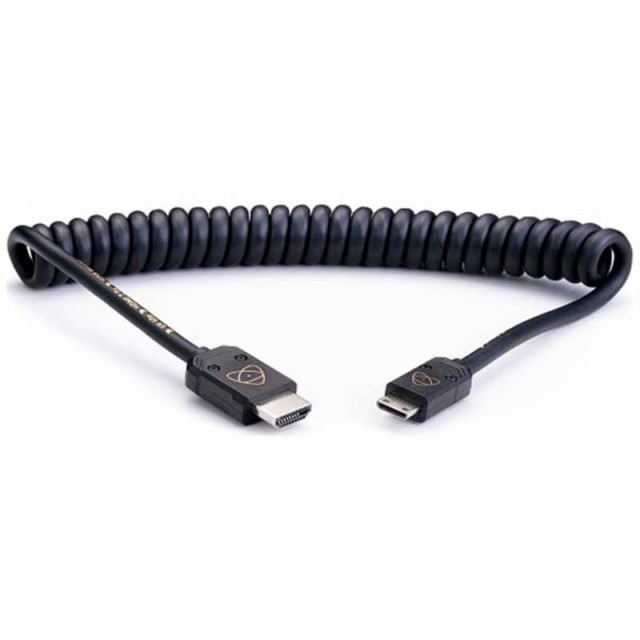 アトモス　ATOMFLEX PRO HDMI COILED CABLE(40cm)　ATOM4K60C4