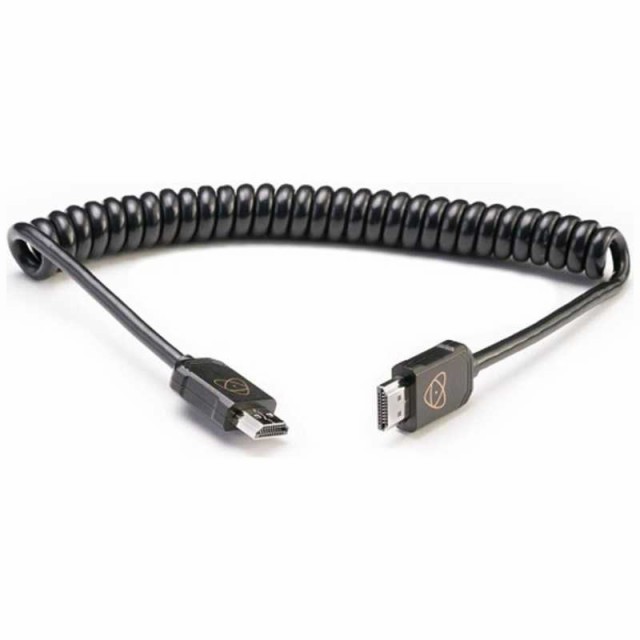 アトモス　ATOMFLEX PRO HDMI COILED CABLE (Full to Full 40cm) 　ATOM4K60C6