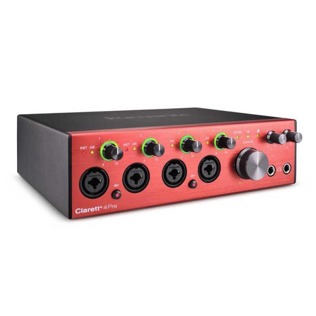 FOCUSRITE　オーディオインターフェース Clarett+ 4Pre 18イン/8アウト Focusrite　Clarett+4Pre