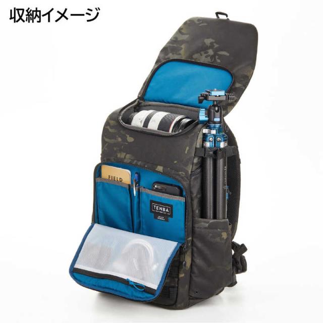 テンバ　Axis v2 LT 20L Backpack ブラックカモフラージュ　637-769_5